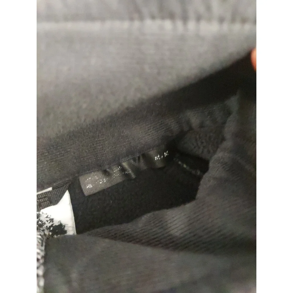 Spyder Pullover Sweater Mens Medium Gray Black Tech Mock Neck‎ Ski Knit Outdoor